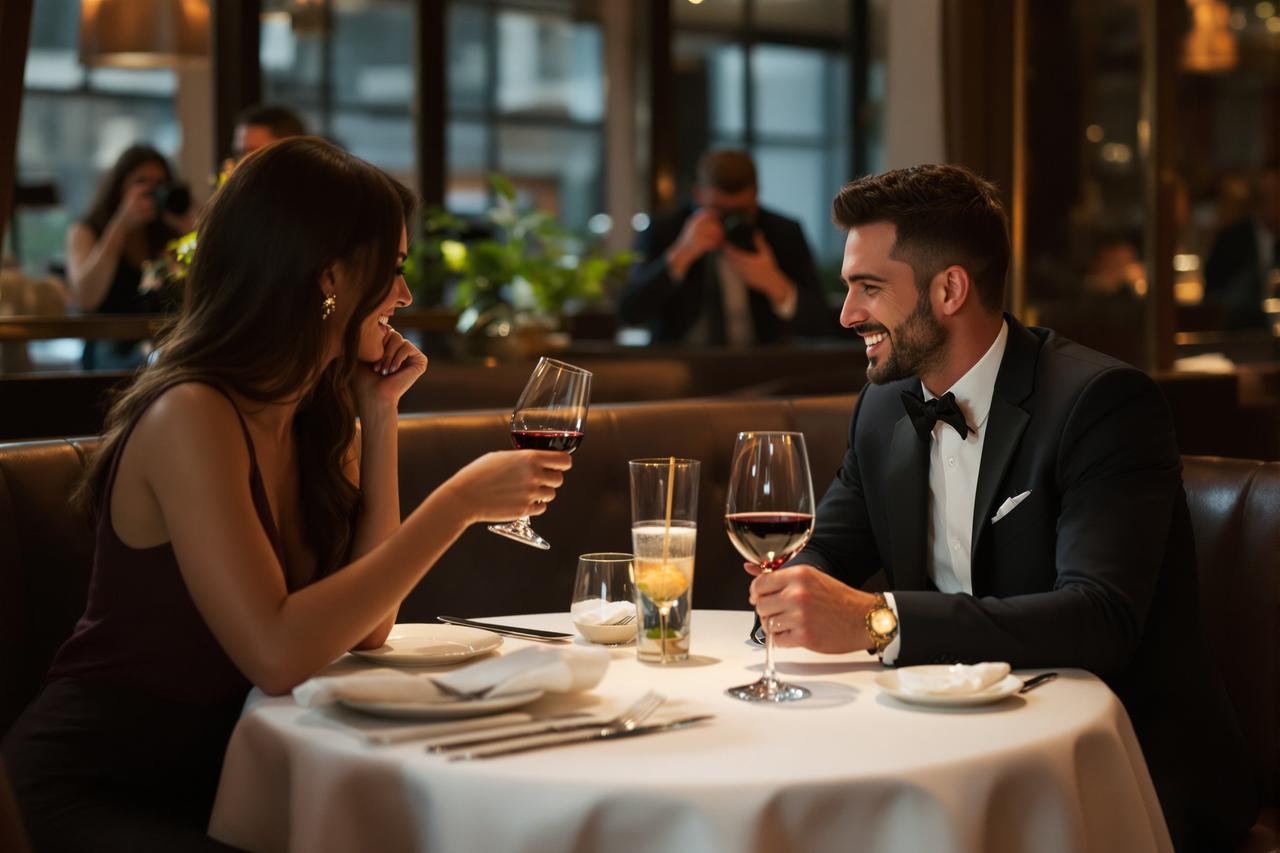 某顶流明星深夜被拍与神秘女子共进晚餐，疑似新恋情曝光！